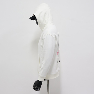 เสื้อฮู้ดดี้สั่งทำพิเศษ 400 500 GSM เสื้อฮู้ดดี้แบบสวมหัวทรงหลวม ไหล่ตก ผ้าคอตตอน 100% ทรงบ็อกซี่ สำหรับผู้ชาย - Product Image 4