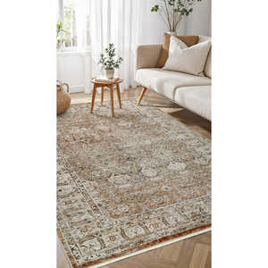 Ensemble de tapis vintage à motif médaillon Netline Home Lavinia LA006 - Product Image 2