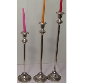Wholesale Ornate Metal <b>Candle</b> Holder Set Silver Plated Wedding Decoration Centerpiece Taper <b>Stick</b> Holder for Dining Table Decor - Product Image 3