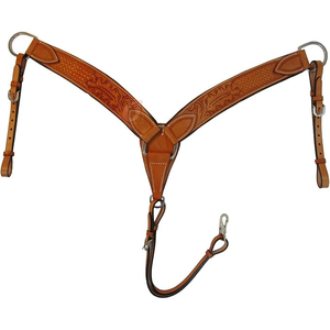 Collar de Pecho para Caballo de Cuero Marrón Ajustable de Primera Calidad, Diseño Nuevo, Diseño Personalizado, Logotipo Personalizado, Arreos para Caballo - Product Image 1