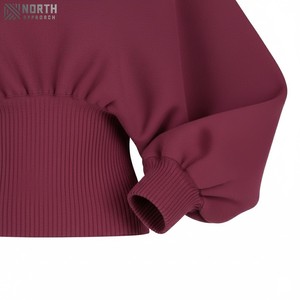 Sudadera de Hombre de Alta Calidad en Felpa de Poliéster/Algodón, Diseño de Cuello Redondo, Bordado Personalizado, Tinte Liso, Gran Venta - Product Image 4