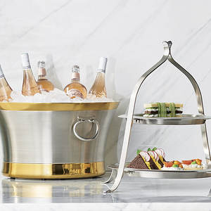 Bulk Luxury Double Walled Insulated Stainless Steel Beverage Tub Handles Customizable for Parties for <b>Cooler</b> Wholesale - Product Image 3