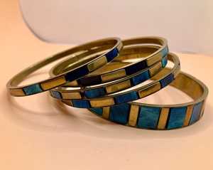 ชุดกำไลแก้วโลหะทองแดงเครื่องประดับแฟชั่นงานแฮนด์เมดดีไซน์ใหม่ทำมือชุบสแตนเลสด้วยเพชร - Product Image 1