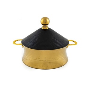 Casserole isolée au design attrayant Pot chaud Casseroles couleur or en acier inoxydable Pot chaud pour usage hôtelier - Product Image 1