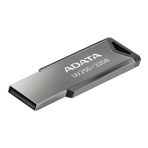แฟลชไดรฟ์ Adata AUV250-32G-RBK ความจุ 32GB 2.0 สีเงิน รูปทรงกุญแจ พร้อมสายคล้องคอ พิมพ์โลโก้ สลักโลโก้ ความจุ 128GB  วัสดุโลหะและพลาสติก - Product Image 3