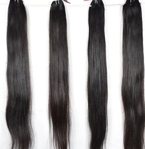 100% Indian Temple Remy Extensiones de cabello humano virgen sin procesar Cutícula alineada Agua y ondas sueltas profundas - Product Image 2