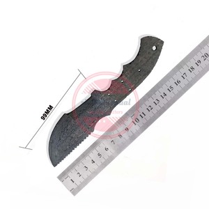 Damasco caza cuchillo de hoja en blanco táctico Camping cuchillo de hoja en blanco - Product Image 6
