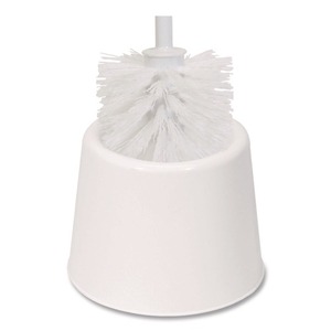 Support de rangement blanc pour brosses spirales et gobelets en plastique - Product Image 3