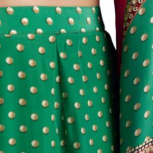 <b>Pink</b> And Green Printed Kurta Palazzo Set Wholesale Women Ethnic Apparel OEM Clothing Factory Bulk Supplier Custom Fashion - Product Image 6