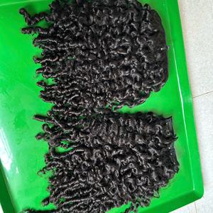 Single Donor <b>Hair</b> <b>Extensions</b> 100% Vietnamese Remy <b>Hair</b> No Shedding No Tangle and <b>Kinky</b> Curly Styles Raw <b>Hair</b> - Product Image 3