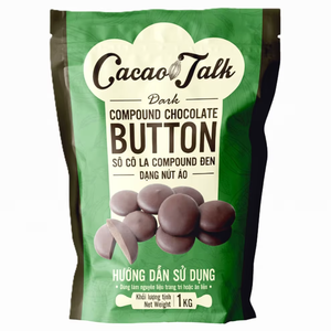 Boutons de chocolat noir composé de qualité supérieure, ingrédient HALAL de haute qualité pour les industries de la boulangerie et de la confiserie, OEM/ODM 1KG, prix attractif - Product Image 1