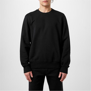 OEM sudadera con logotipo personalizado para los hombres de gran tamaño de manga larga de lana pedido a granel Unisex pulóver sudadera de moda - Product Image 3