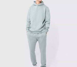 Conjunto Deportivo de Dos Piezas para Invierno, Sudadera Holgada de Gran Tamaño, Chándal para Hombre, Personalizado, de Alta Calidad - Product Image 1