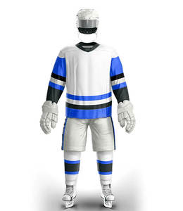 Uniforme de hockey sur glace pour hommes à prix ajustable, anti-rides, qualité supérieure, léger, entièrement personnalisable - Product Image 1