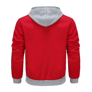 2025 mezcla de algodón de manga larga sudaderas con cordón con bolsillos Sudadera con capucha básicos bordados sudaderas de invierno impresión Digital - Product Image 4
