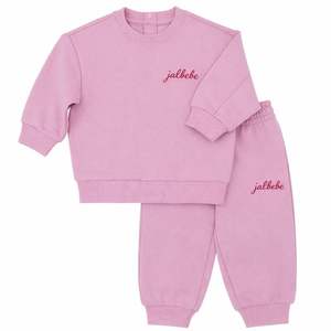 Ensemble sweat-shirt unisexe pour bébé JALBEBE, sweat-shirt à manches longues en coton doux, pantalon de jogging, ensemble deux pièces pour tout le temps de l'année - Product Image 5
