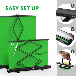 Pantalla Verde Plegable de 5 x 6.9 para Fotografía, Lona de Muselina para Fotografía de Productos en Estudio (Disponible) - Product Image 4