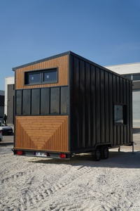 Bền 215 foot vuông Tiny nhà trên Trailer cách điện thời tiết di động sang trọng prefab Tiny nhà trên bánh xe USA Canada - Product Image 2