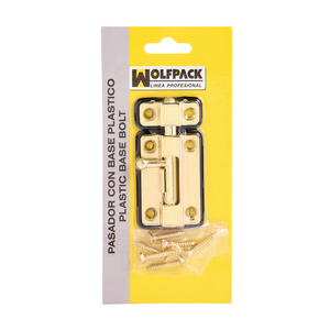 Perno di centraggio Wolfpack da 50 mm con base in plastica, placcato in ottone - Product Image 2