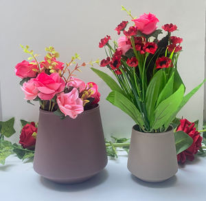 Top Trending Metal Wedding Decoration Venta al por mayor Florero Home Hotel Decoration Revestimiento en polvo Acabado Hecho a mano Logotipo personalizado - Product Image 3