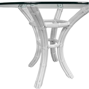 Mesa de té de ratán natural blanca para sala de estar, hotel, restaurante, hecho a mano de Vietnam, el mejor precio para venta al por mayor - Product Image 2