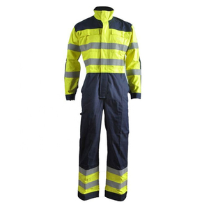 Soudeur de haute qualité pour hommes, résistance à l'usure, combinaisons de sécurité de travail cousues de haute qualité, prix raisonnable, service OEM - Product Image 1