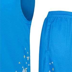 Maillot de basket-ball sans manches uniforme d'entraînement pour hommes jeunes maille respirante design personnalisé nom numéro ensemble - Product Image 6