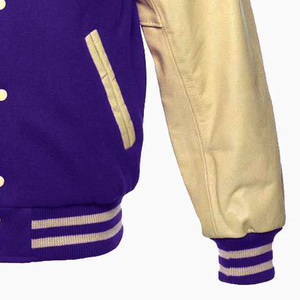 Custom Chenille Patch Varsity <b>Jacket</b> for <b>Men</b> with Vintage Streetwear Design and Wholesale Branding Options - Product Image 5