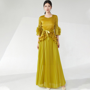 <strong>New</strong> Arrival 2025 Evening <strong>Dresses</strong> Women Lady Elegant High Quality Designer Plus Size Tops and Skirts Stretch <strong>Dresses</strong> - Product Image 4
