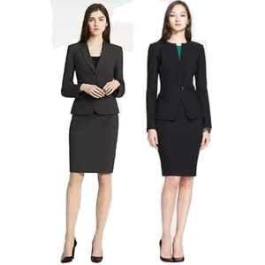 Costume sur mesure pour femmes coupe slim classique de haute qualité respirant anti-rides anti-rétrécissement durable vêtements de bureau formels costumes - Product Image 4