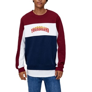 Venta al por mayor de gran tamaño pulóver sudaderas logotipo personalizado hombres lavado algodón mezcla básicos sudadera en blanco peso pesado hombres sudaderas con capucha - Product Image 1