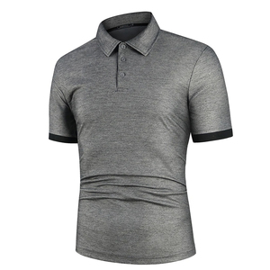 Golf d'été pour polo Logo imprimé brodé personnalisé Tissu tricoté de haute qualité Vente en gros de luxe pour hommes à manches courtes - Product Image 3