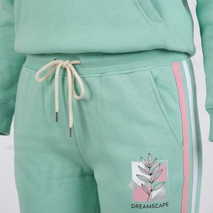 Conjunto Deportivo Personalizado para Mujer, Dos Piezas, Chándal, Ropa Deportiva, Traje de Sudoración, Felpa de Algodón Suave, Atuendo para Gimnasio y Correr, Color Personalizado - Product Image 5