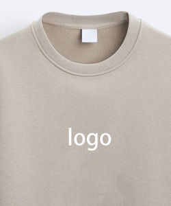 Fashion Style Men's Winter Heavyweight Eco-Friendly 100% Cotton Fleece Embroidered Sweatshirts <b>Hoodies</b> Plus Size Long Sleeve - Product Image 3