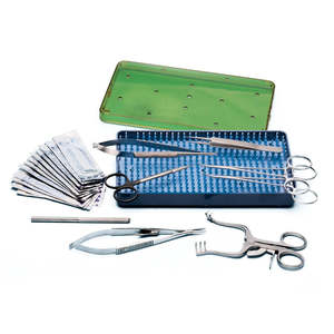 Kit d'instruments microchirurgicaux, ensemble de sutures pour chirurgie mineure, équipement médical vétérinaire, instruments manuels en acier inoxydable MOL - Product Image 2