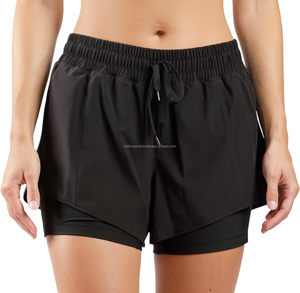 Pantalones cortos de gimnasio XXS ajustados de cintura media para mujer, mono fluido sin costuras para Yoga, correr, sólido, Sexy, con cordón elástico en cuatro direcciones, respetuoso con el medio ambiente - Product Image 3