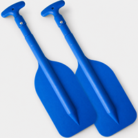 Pagaie de bateau en plastique à poignée en T détachable, légère, pour kayak, canoë, rafting, sports nautiques en plein air