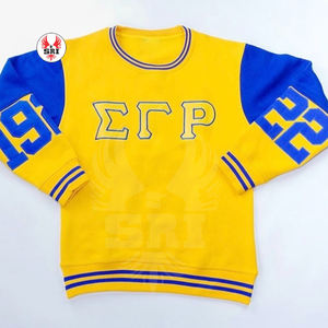 Sudadera básica de la hermandad con letras griegas SGRHO, sudadera personalizada de Hermanas, sudadera de cuello redondo con letras griegas - Product Image 2
