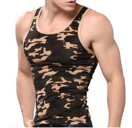 เสื้อกล้ามผู้ชายผ้าโพลีเอสเตอร์/ ผ้าฝ้ายถักระบายอากาศได้ดีมีโลโก้ด้านหน้าและด้านหลังสำหรับยิมและออกกำลังกาย - Product Image 3