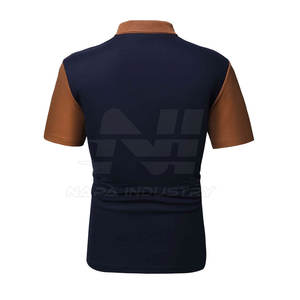 Camisetas de Hombre de Última Moda con MOQ Bajo, Diseño Sólido, Tela Suave de Poliéster/Algodón, Anti-Pilling, Alta Calidad, Nuevo Diseño NAPA - Product Image 2