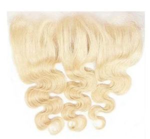 ลูกไม้สีบลอนด์หน้า 13X4 พื้นผิวธรรมชาติตรงและหยัก - Product Image 1