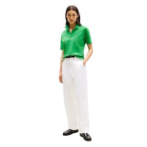 Polo en piqué de coton haut de gamme pour femme, manches courtes, coupe ajustée, décontracté, uni, pour le golf, le tennis, sportif, respirant, hauts de mode d'été - Product Image 3