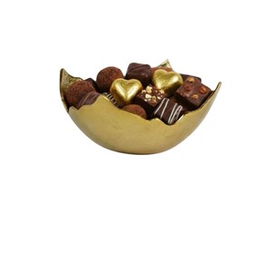 Tazón Decorativo de Chocolate de Diseño Moderno, Tazón Dorado en Forma de Huevo para Exhibición de Dulces y Postres para Suministros de Hotel al Mejor Precio - Product Image 1