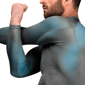 Logo personnalisé pour hommes Protection solaire anti-UV respirante UPF 50 + à séchage rapide pour le surf et la natation Activités de plein air - Product Image 2