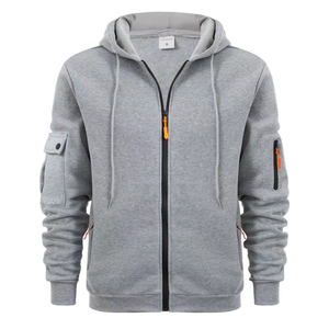 Sweat-shirts à capuche en polaire pour hommes, vente chaude OEM, couleur et logo personnalisés, anti-boulochage, haute qualité - Product Image 3
