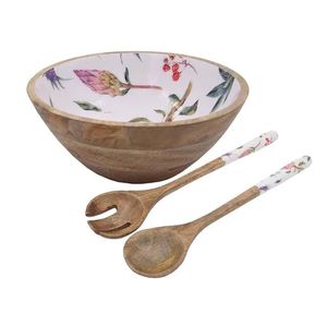 Acacia <b>Wooden</b> New Arrival Designer Printed Bowl Wholesale Exporter Wedding Gift Accessories Top Design <b>for</b> <b>Sale</b> - Product Image 3