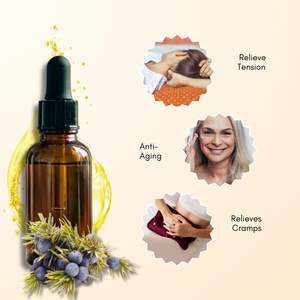 Huile essentielle de baies de genièvre pure et biologique | 100% naturelle | Offre spéciale | Aromathérapie et soins de la peau - Product Image 3