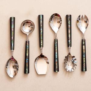 American Matte <b>Gold</b> Stainless Steel Flatware Set Luxury <b>Gold</b> Spoon Set for Restaurant Wedding Home Hotel - Product Image 6