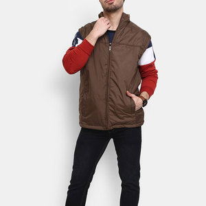 Chaleco Softshell con logotipo impreso personalizado a la moda más vendido al por mayor, chaleco Bomber cálido de invierno con diseño adecuado de fábrica para hombre - Product Image 4