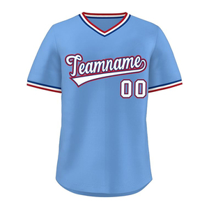 Maillot de baseball à logo personnalisé de haute qualité Styles à deux boutons avec manches courtes pour hommes femmes garçons chemises de softball - Product Image 6